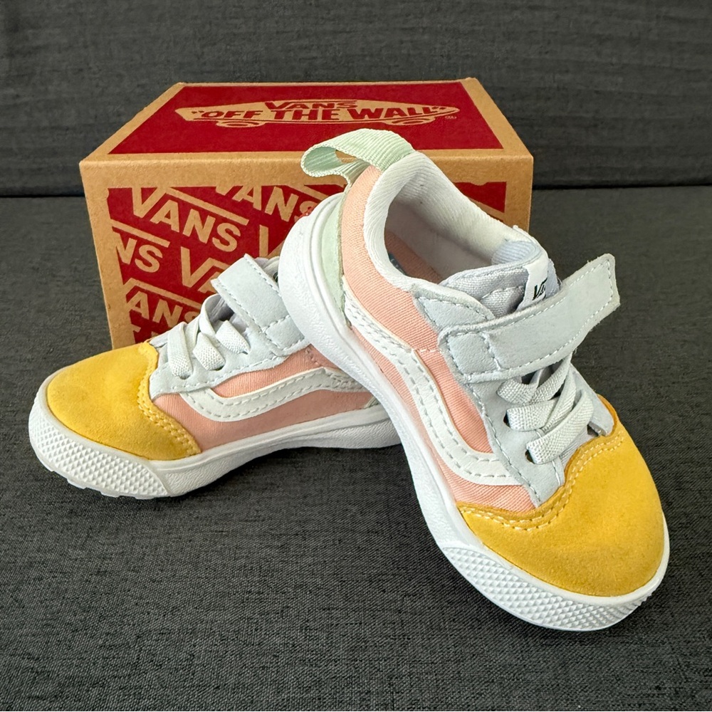 Vans Kids Sneakers - Yellow and Pink